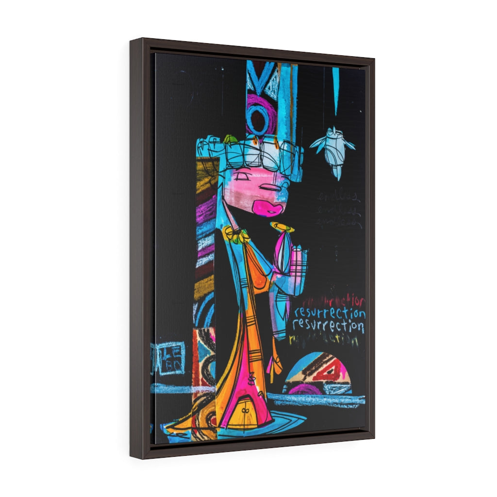 Resurrection - Lebo Framed Premium Gallery Wrap Canvas